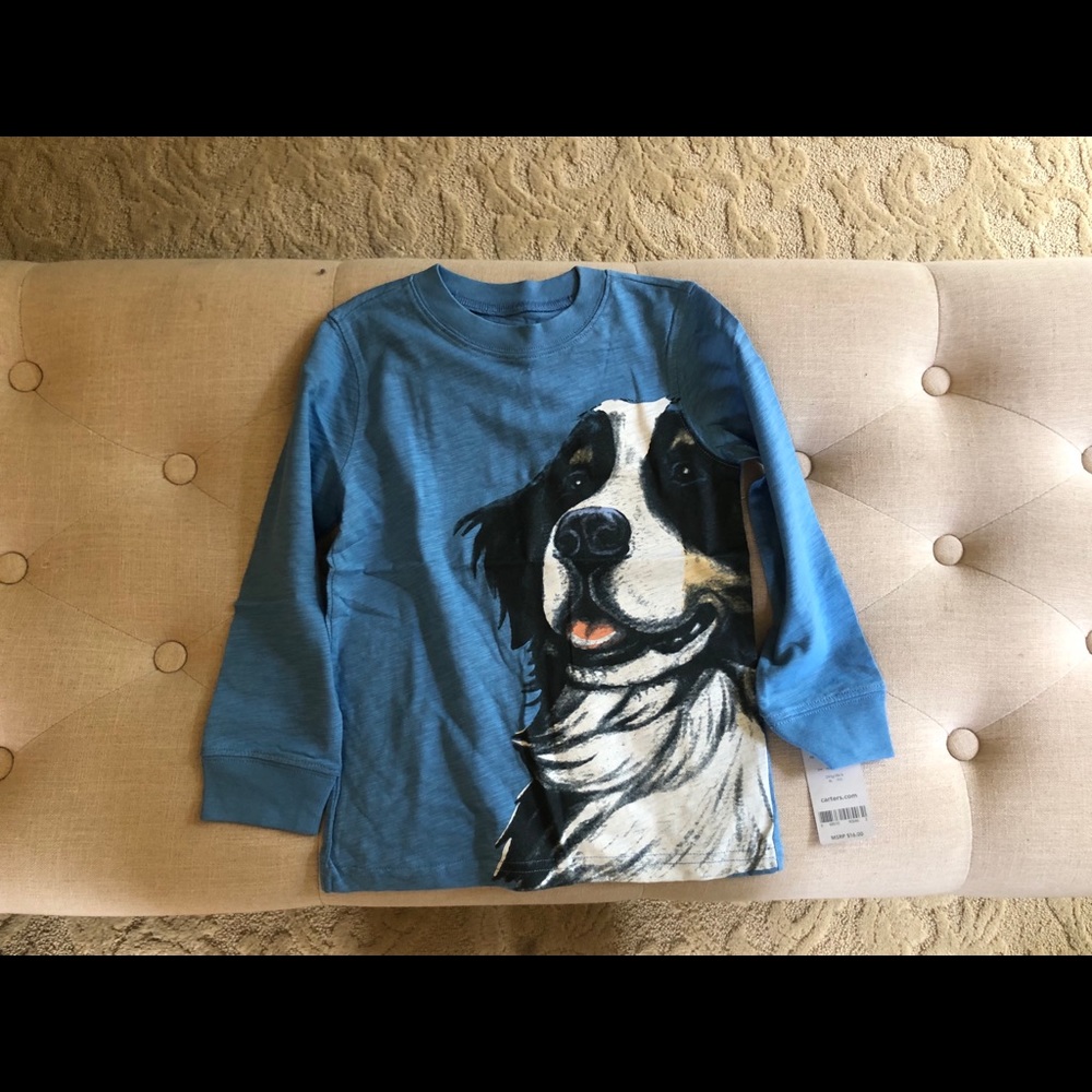 NWT Carter’s dog long sleeve t shirt